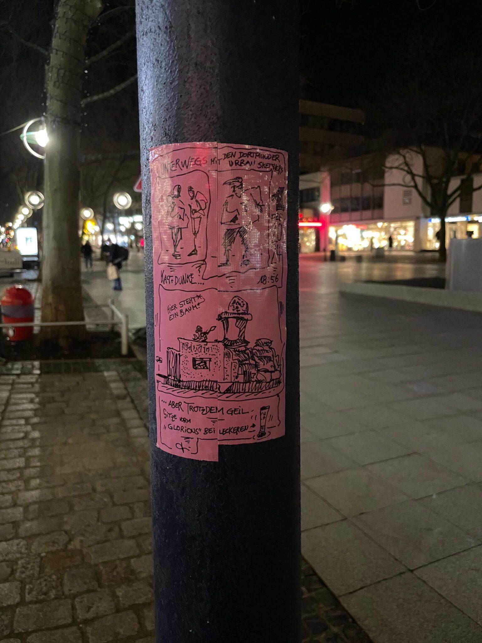 Urban Sketching an der Kleppingstraße auf Teraoka